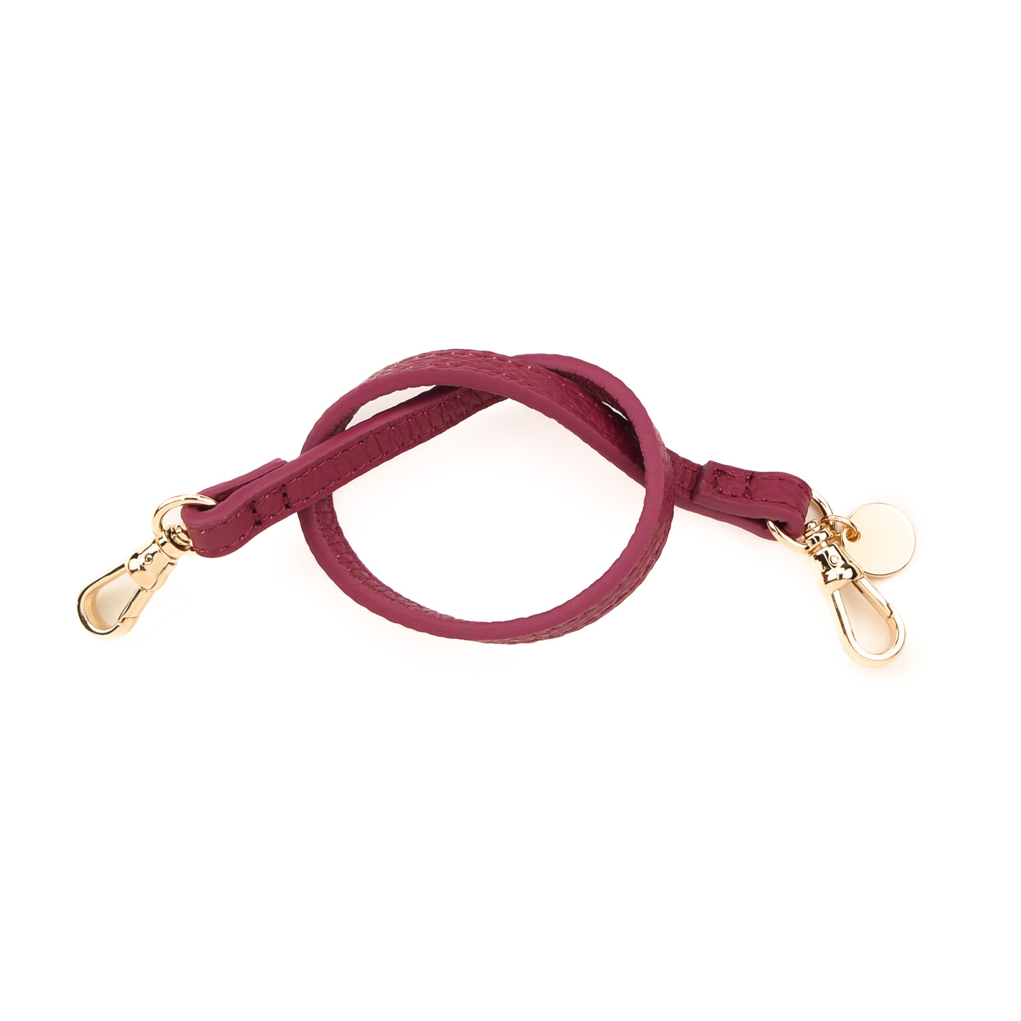 Phone Charm Slimline Leather | Ruby