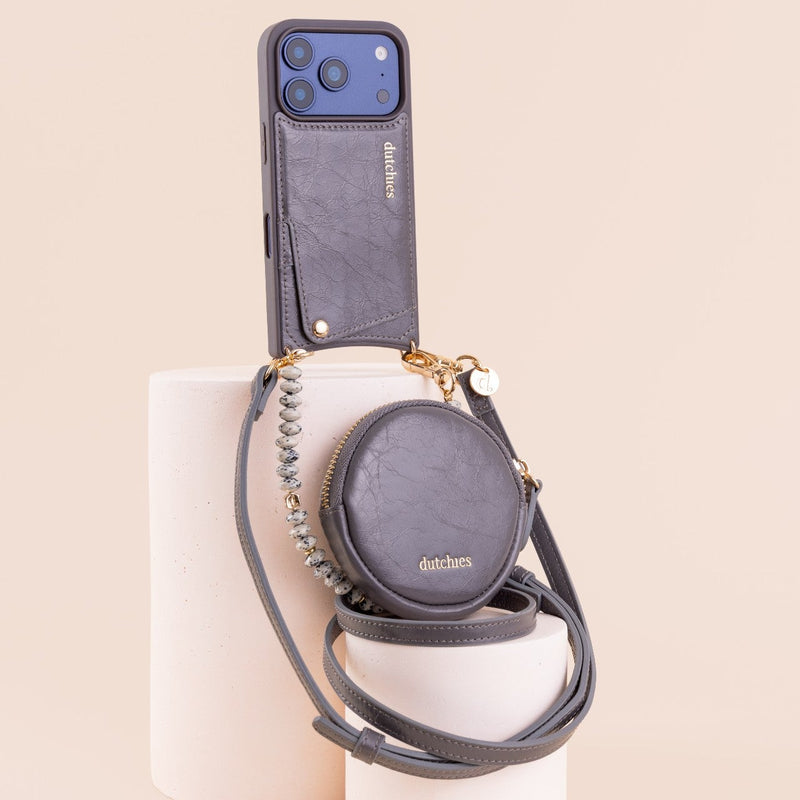 Bolso para teléfono Emma | Gris grafito