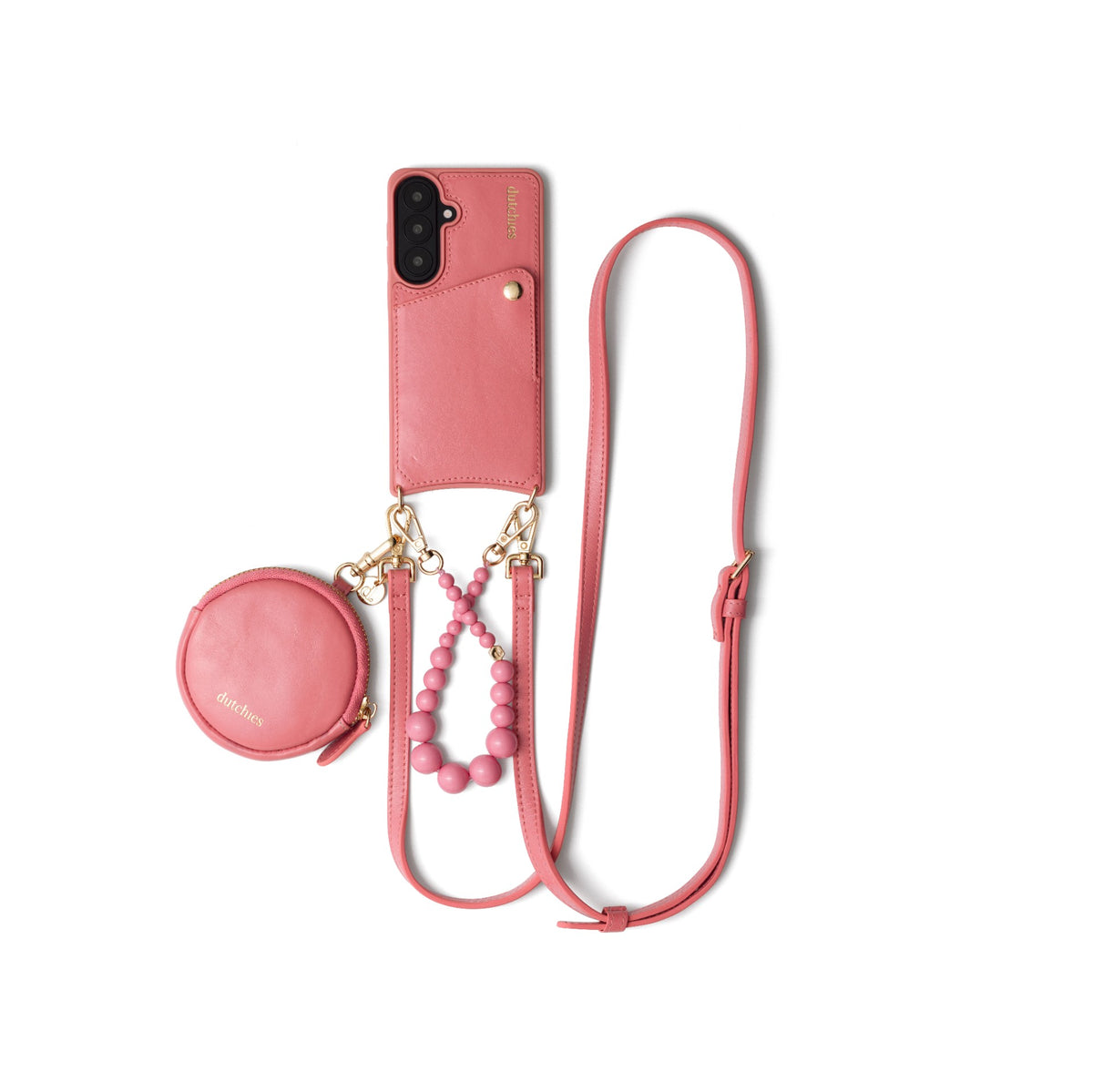 Luxury set | Samsung | Pink - stylish phone case and accessories in chic pink color.