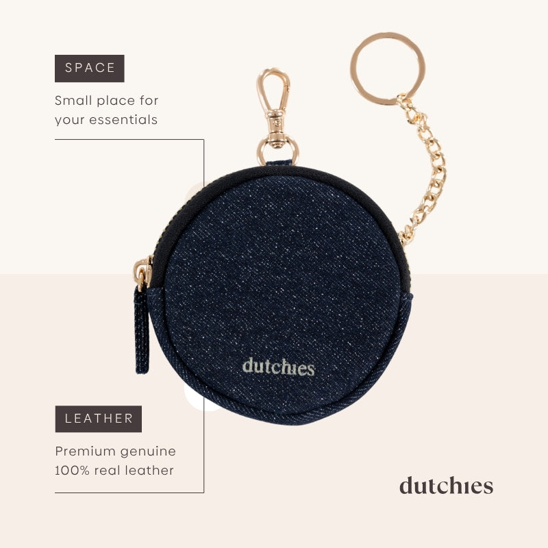 Mini Sac de téléphone Emma | Denim Glitter