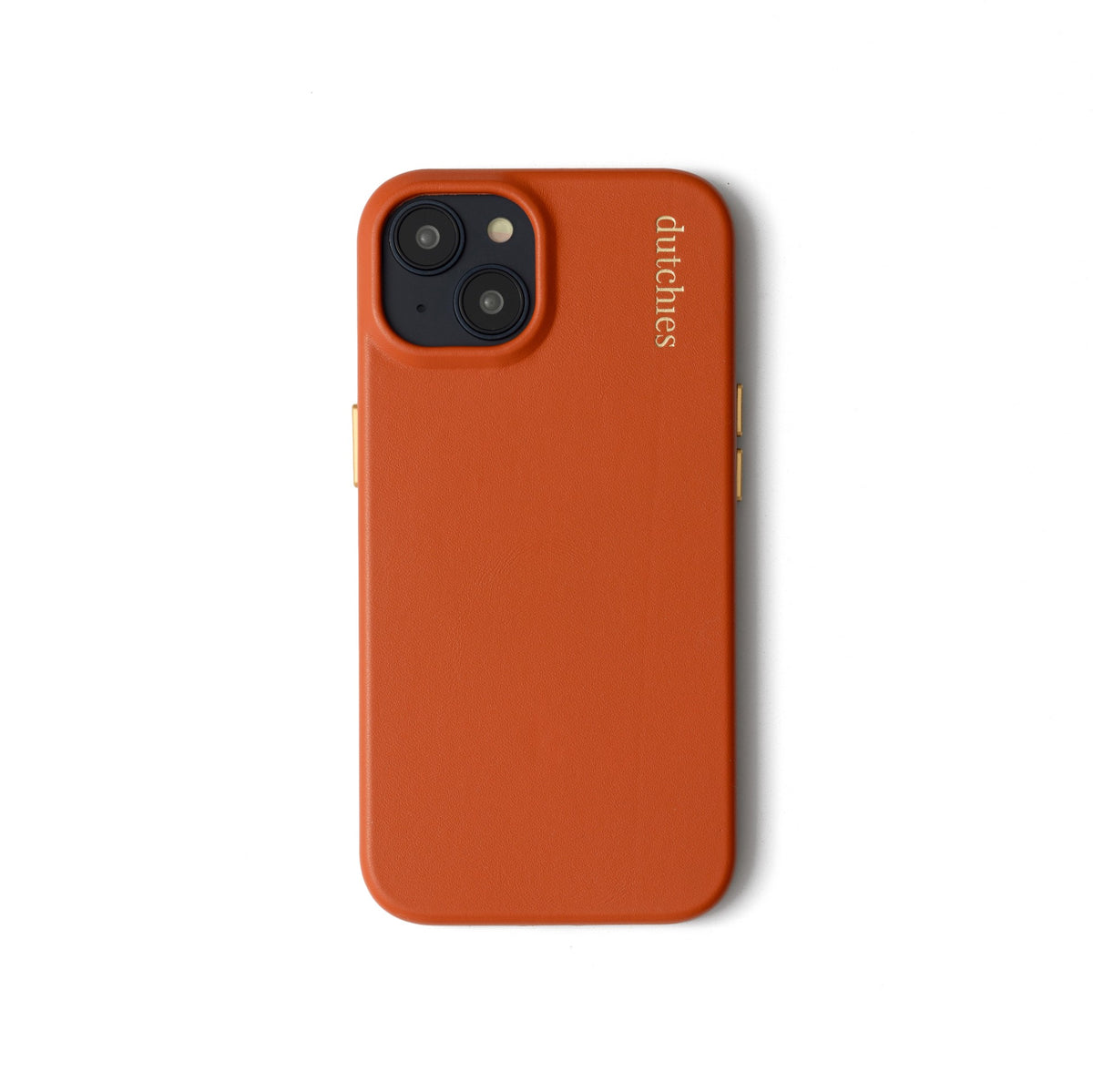 iPhone Case | Orange (Full Wrapped) - premium leather case showcasing a minimalist design with a smooth finish.