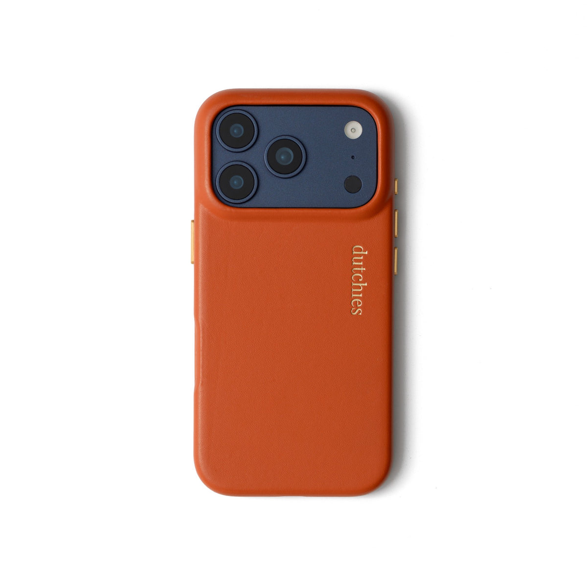 iPhone Case | Orange (Full Wrapped) sleek design with premium leather finish and detailed camera cutout.
