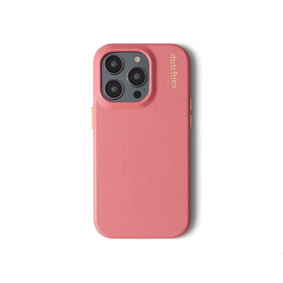 iPhone Case | Pink (Full Wrapped) handcrafted leather case with a smooth finish for protective style.