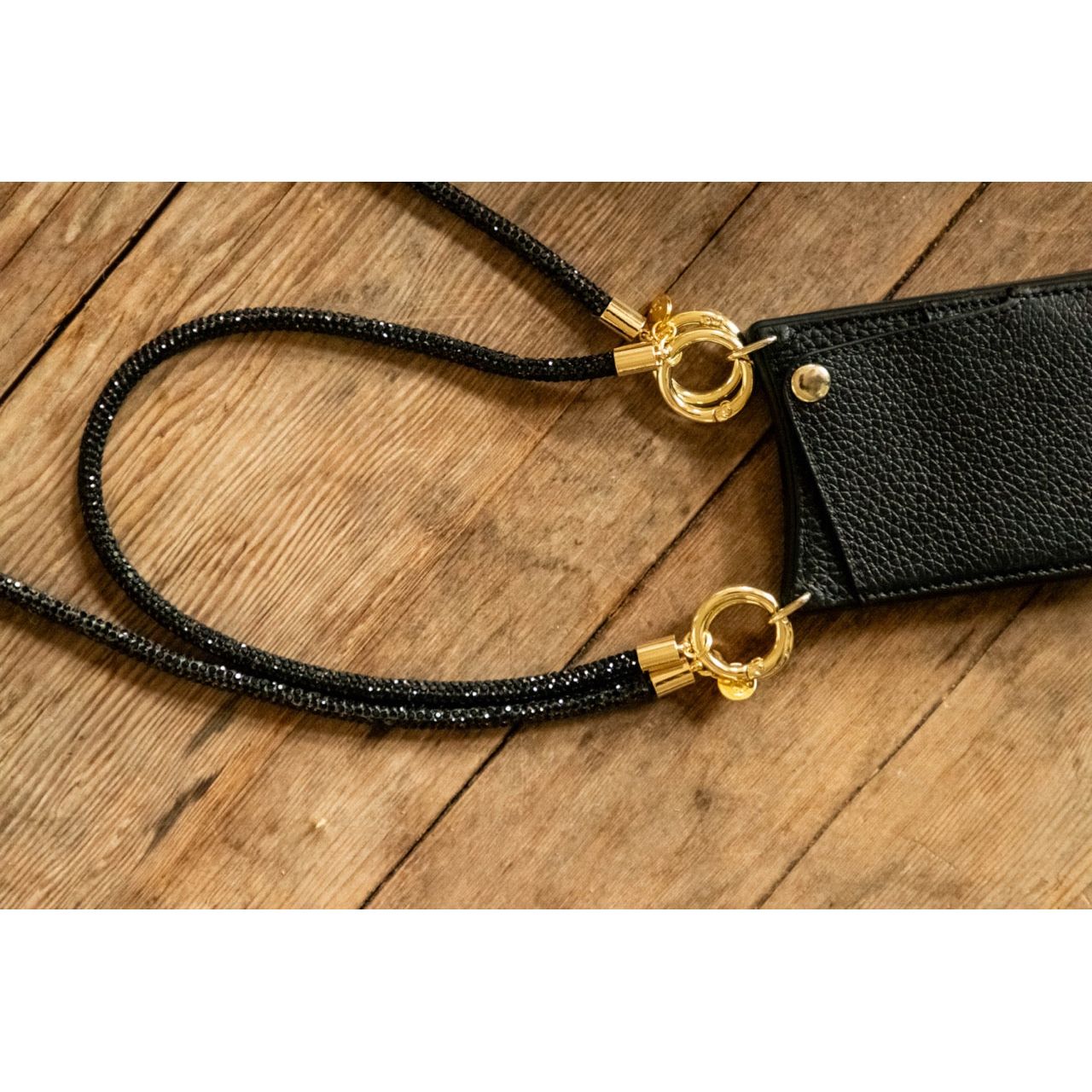 Bandje voor mobiele telefoon - Lanyard voor mobiele telefoon - Polsbandje voor mobiele telefoon - Houder voor mobiele telefoon - Handketting mobiele telefoon - Gekruiste riem - ST1 - België