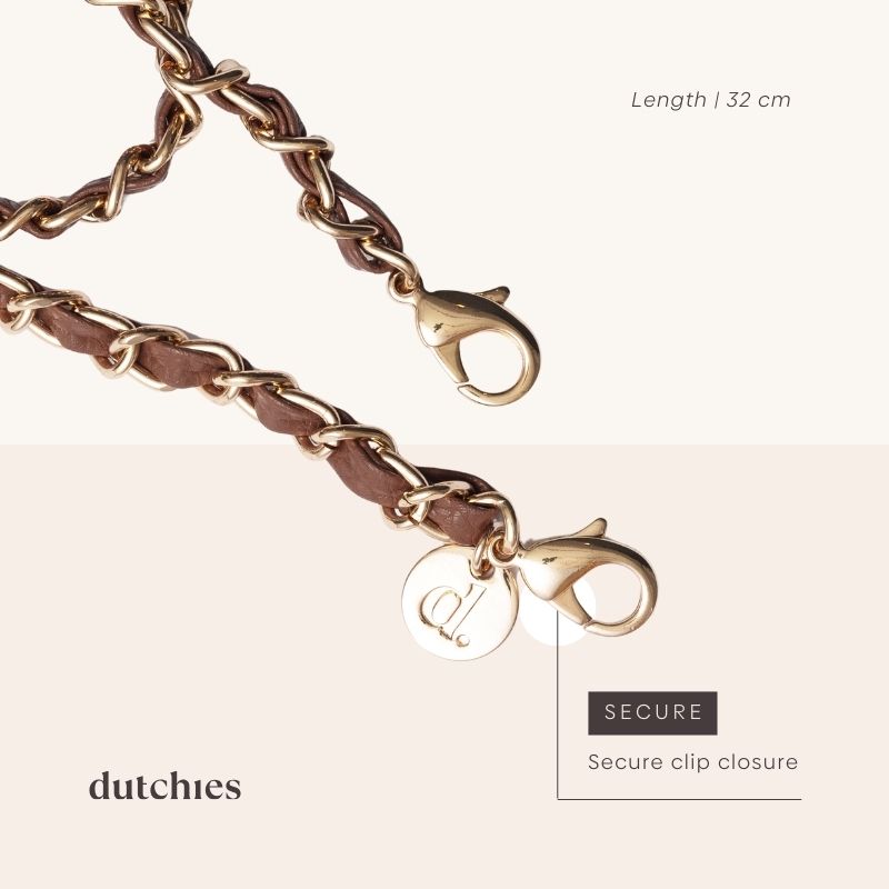 Phone Charm | Italian | Brown | Dutchies