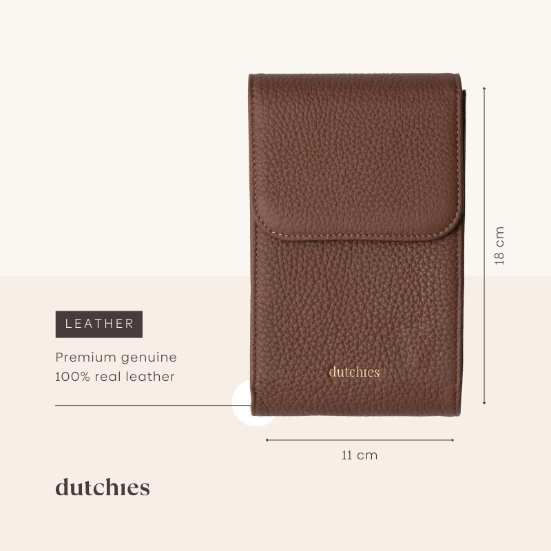 Sac de téléphone Juliet | Marron