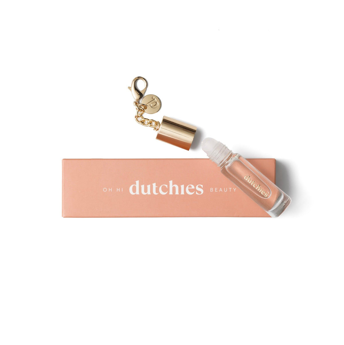 Perfume | Keychain from Dutchies, compact bottle clipped to a stylish case, perfect for on-the-go fragrance.