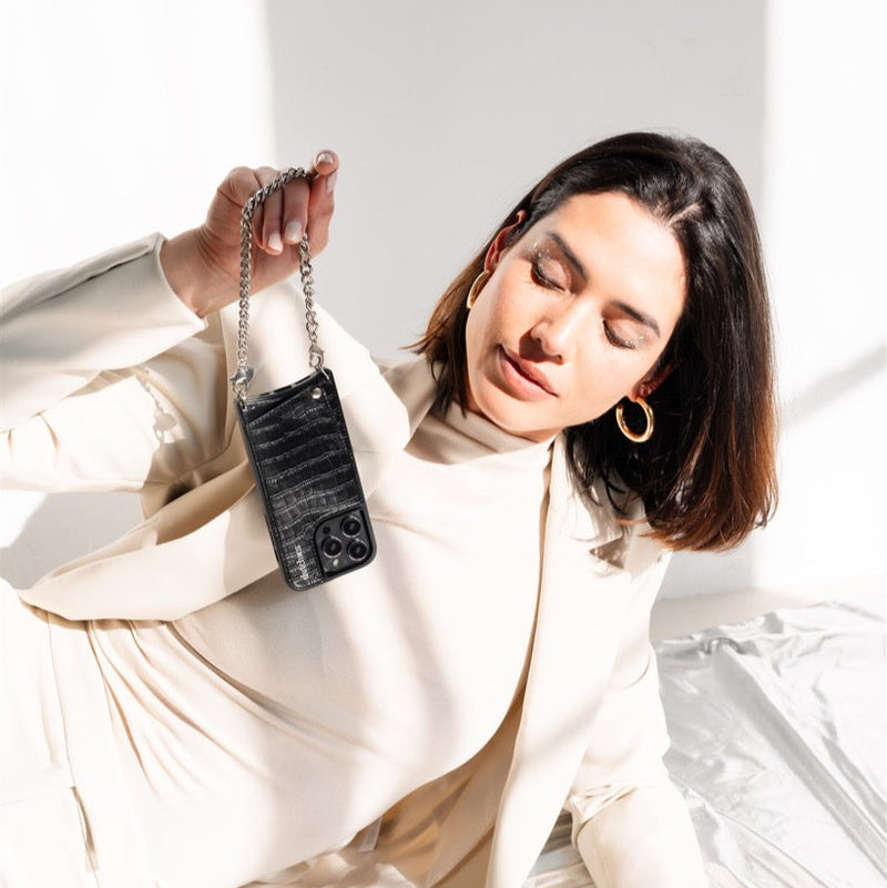 Phone Charm | Silver | French