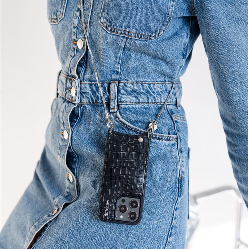 Phone Chain | Silver | Indian