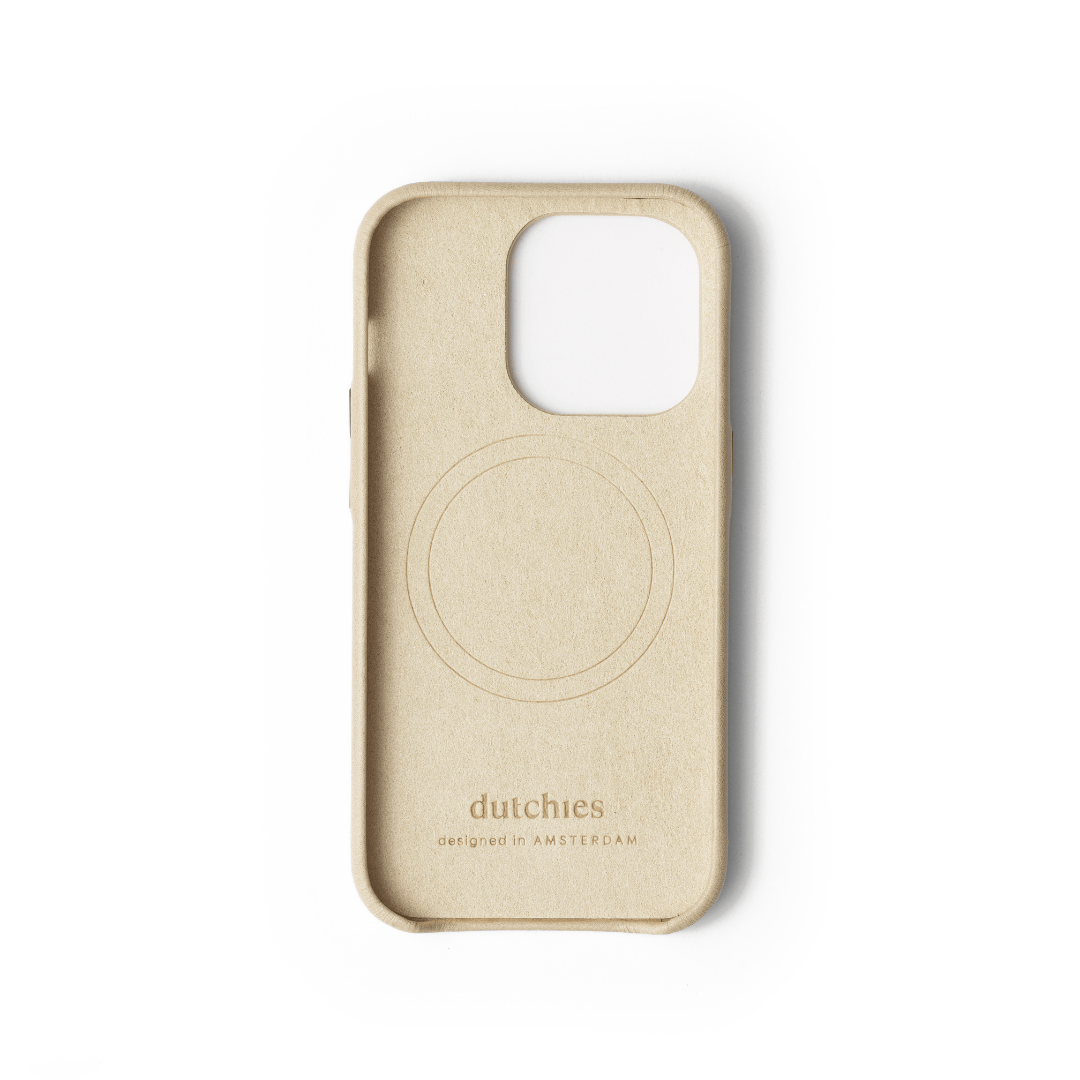 iPhone Case | Men | Beige | Full Leather design | Dutchies