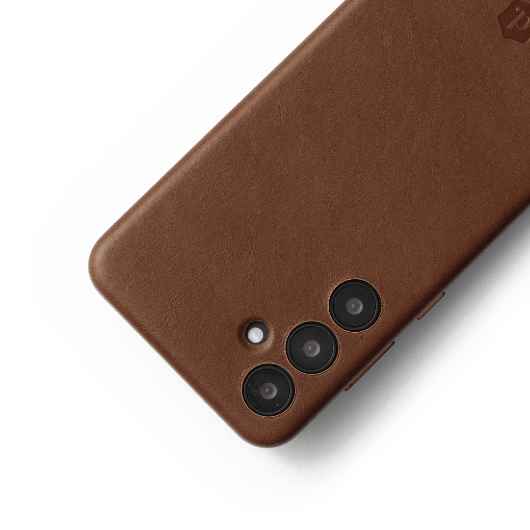 Magsafe Compatibel Samsung Case | Men | Brown | Full Leather | Dutchies