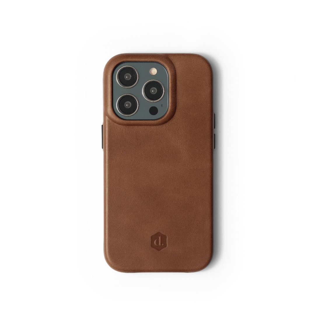 Magsafe Compatibel iPhone Case | Men | Brown | Full Leather | Dutchies