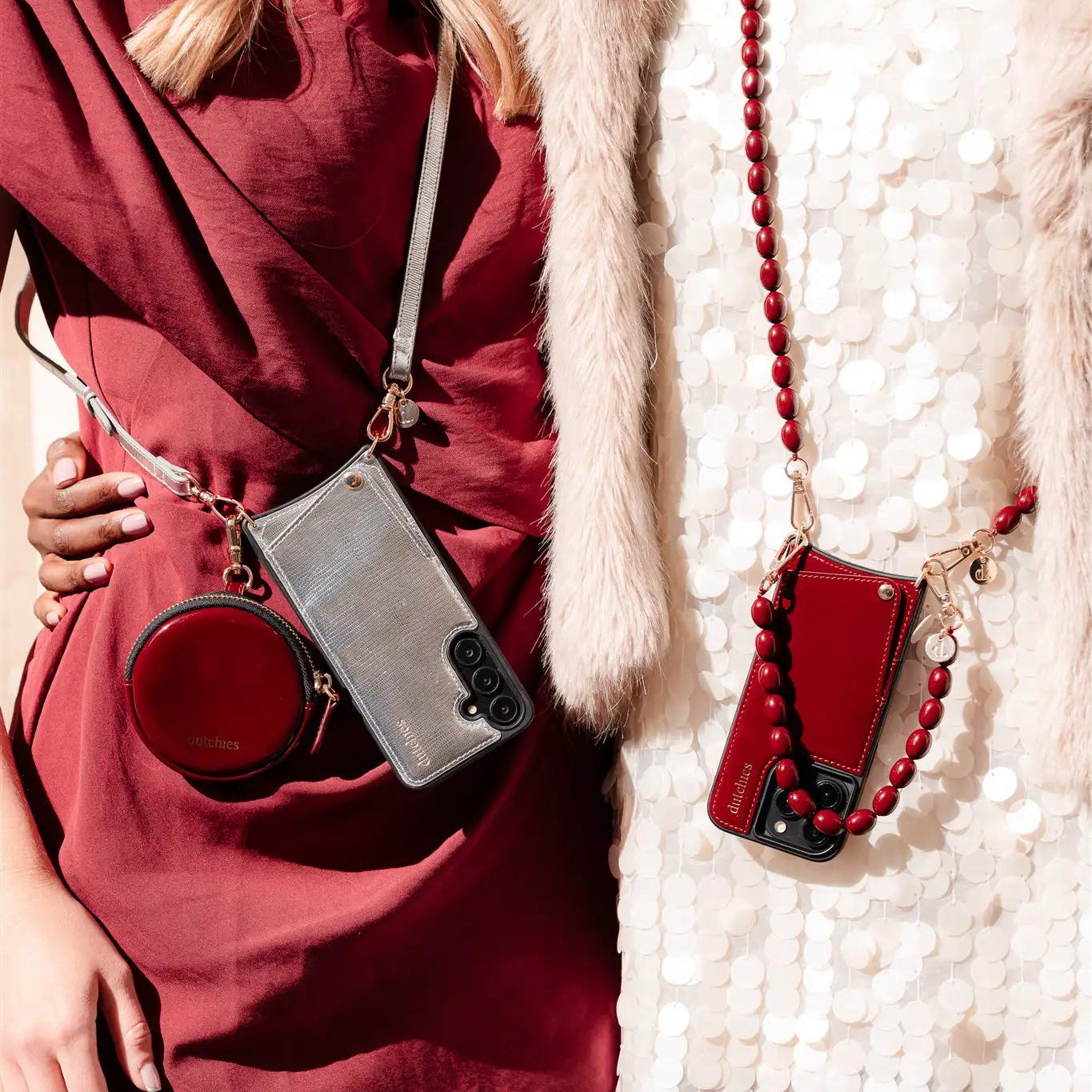 Mini Handytasche Emma | Gloss Rot