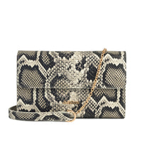 Belt Bag Set | Alei | Snake - Stylish belt bag with snake print design and gold chain strap, perfect for any occasion.