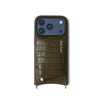 Custodia per telefono iPhone | Verde oliva