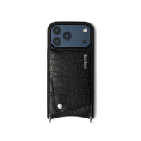 Custodia per iPhone | Noir | Argento