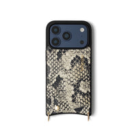 iPhone Case | Snake featuring snake print and cardholder for secure storage of essentials.