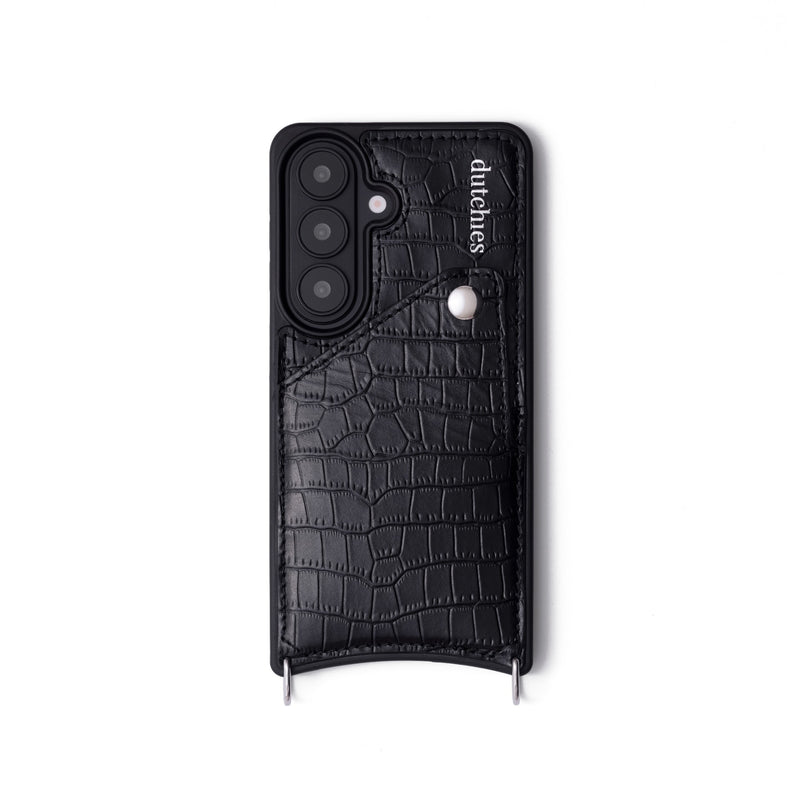 Samsung Case | Noir | Silver