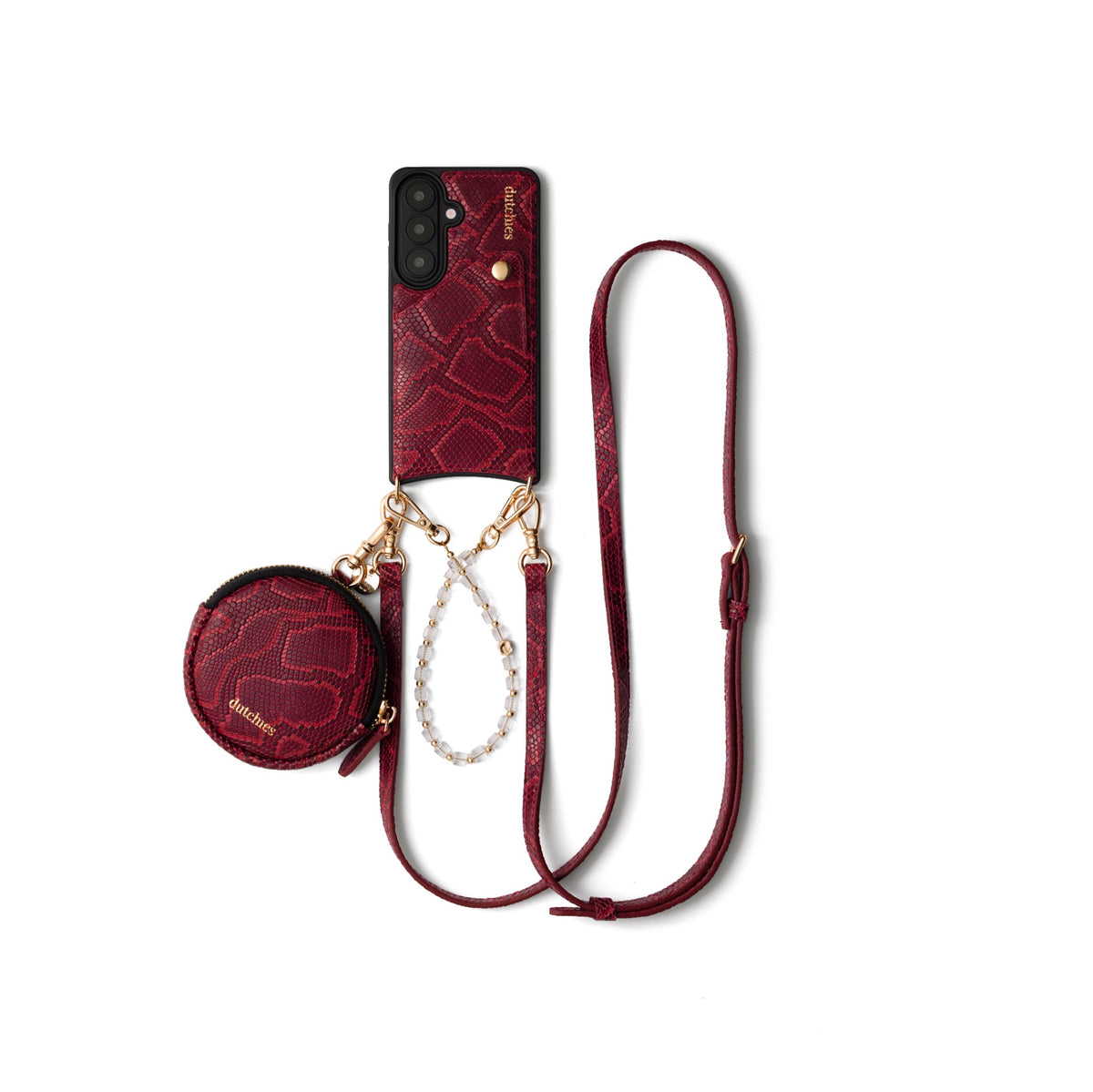 Luxury Set | Samsung | Snake Red