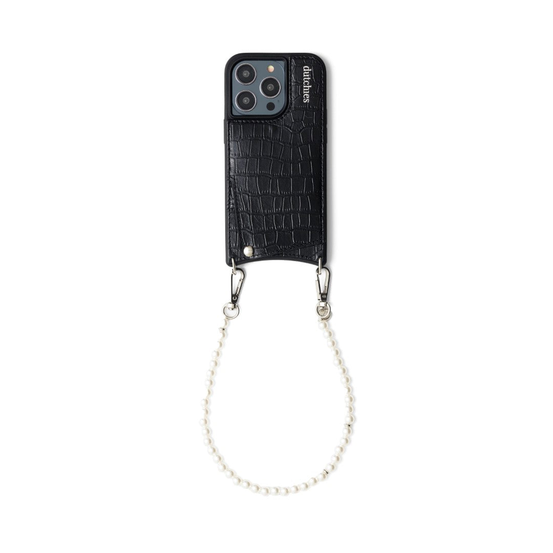 Charm-Set | iPhone | Noir | Silber