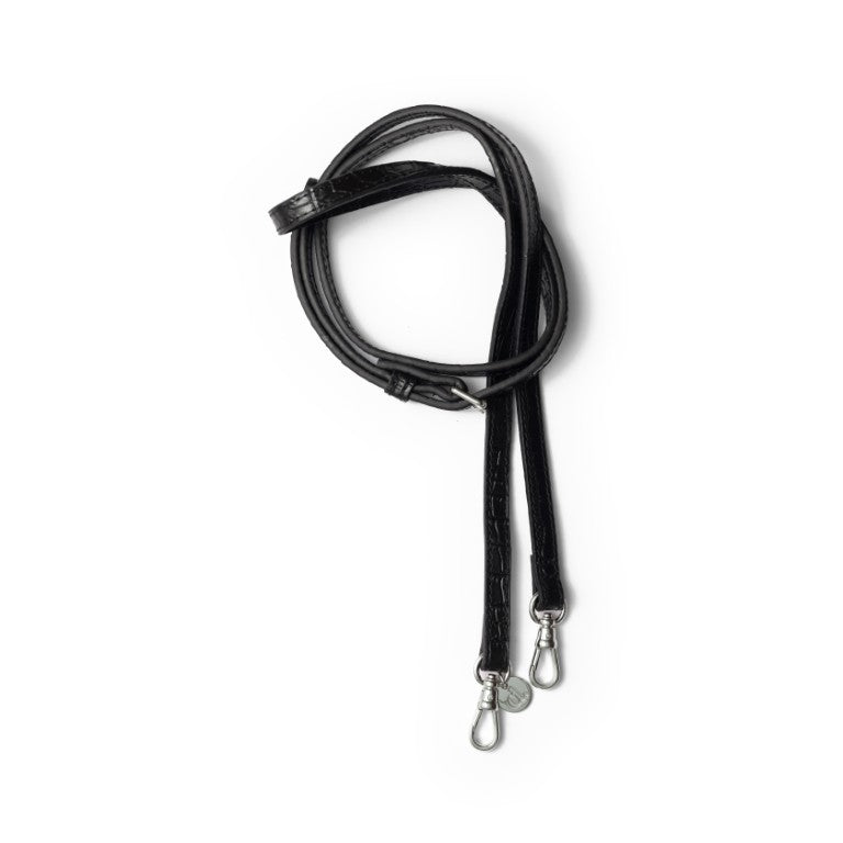 Phone Strap | Slimline Silver | Noir