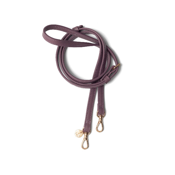 Phone strap | Slimline | Mauve: stylish, practical strap with clasps for hands-free convenience.
