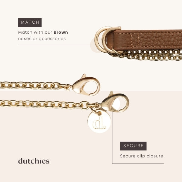 Spanish Chain Set | iPhone | Brown