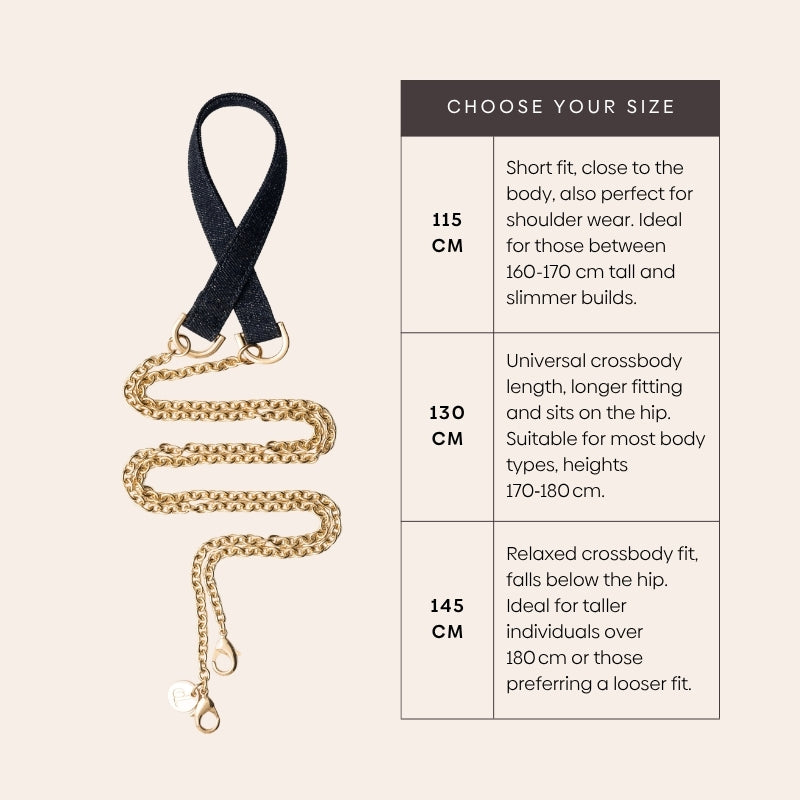 Spanish Chain Set | Samsung | Denim Glitter