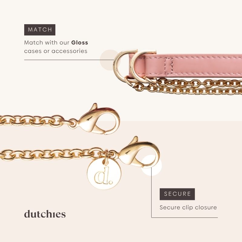 Phone Chain | Spanish | Gloss Pink