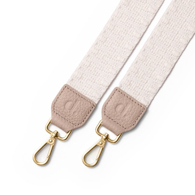 Sangle en tricot latte | Beige