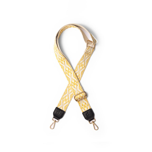 Moroccan Yellow Strap | Black