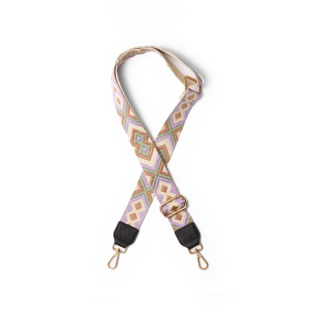 Phone Cord Cleo Lilac Strap | Black | Dutchies