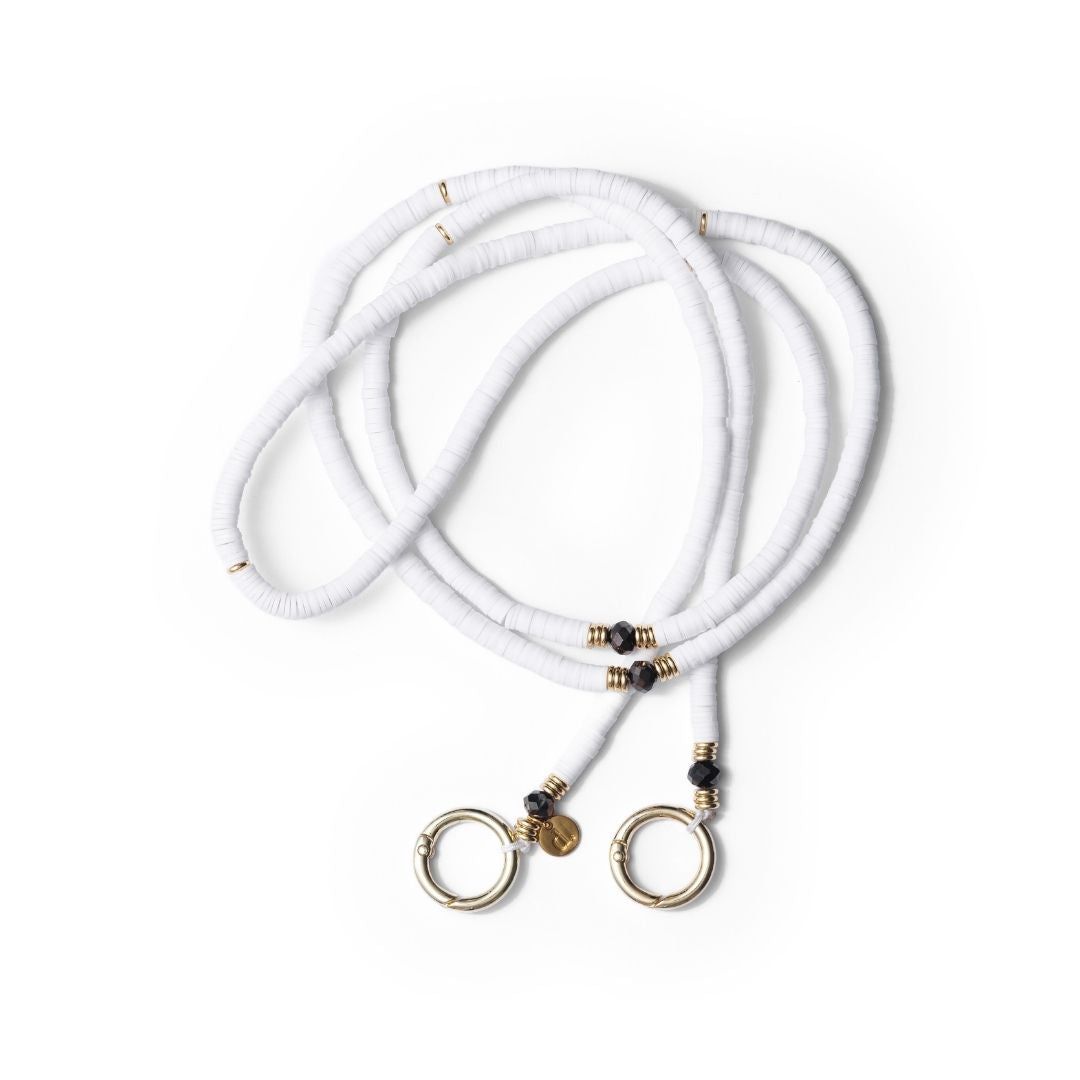 White Phone Chain | Eva | Perfect for your smartphone | Dutchies