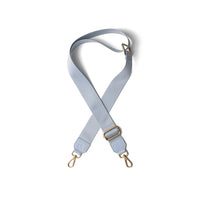Phone Strap | Basic | Blue - Solid blue handmade crossbody strap with high-quality metal clips for essentials.
