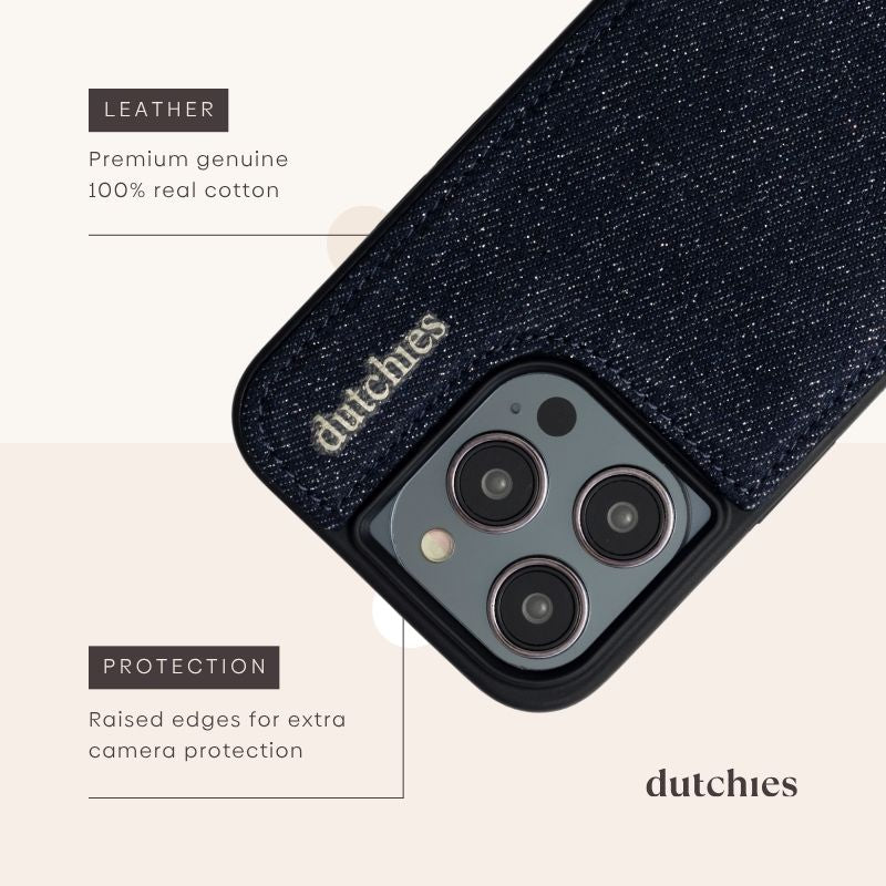 iPhone Case | Denim Glitter