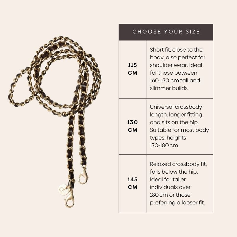 Phone Chain | Italian | Chocolate Brown