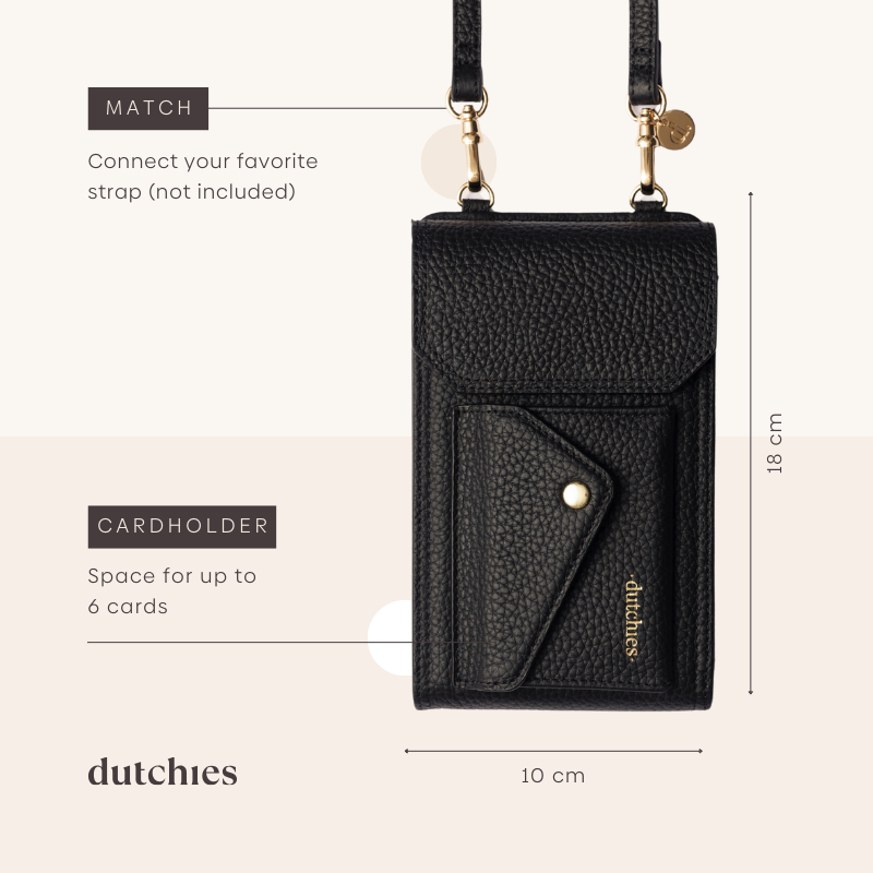 Phone Bag JULIET | Black | Dutchies