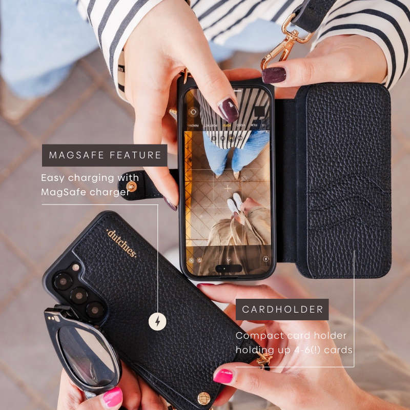 Classic Set | Wallet iPhone | Zwart