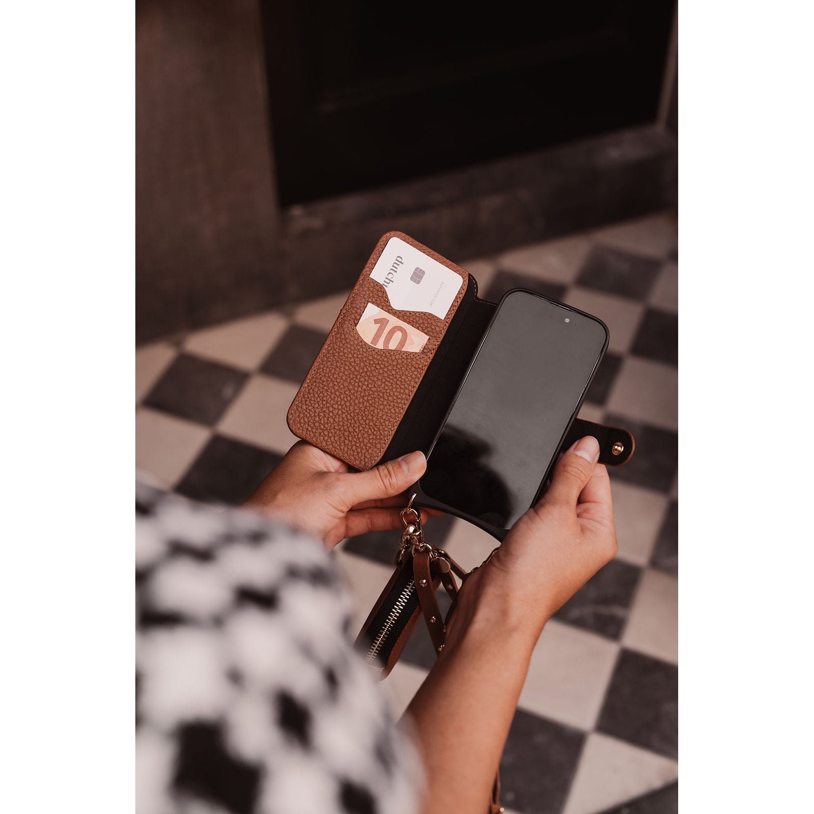 Wallet iPhone Case | Brown