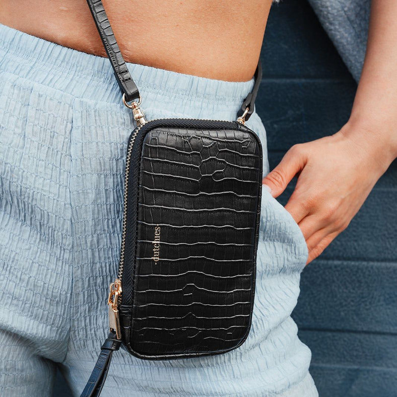 Sac de téléphone Rose | Noir | Dutchies