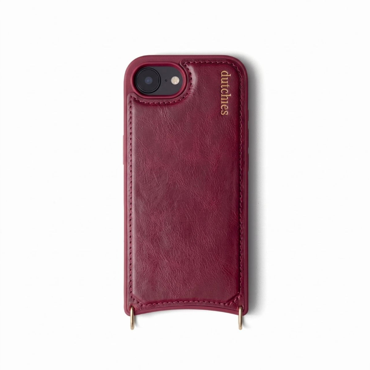 iPhone Case | MagSafe | Raspberry Red - stunning leather design with magnet for iPhone