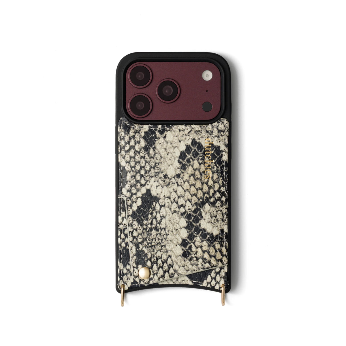 iPhone Case | Snake featuring snake print and cardholder for secure storage of essentials.