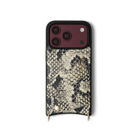 iPhone Case | Snake featuring snake print and cardholder for secure storage of essentials.