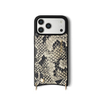 iPhone Case | Snake featuring snake print and cardholder for secure storage of essentials.