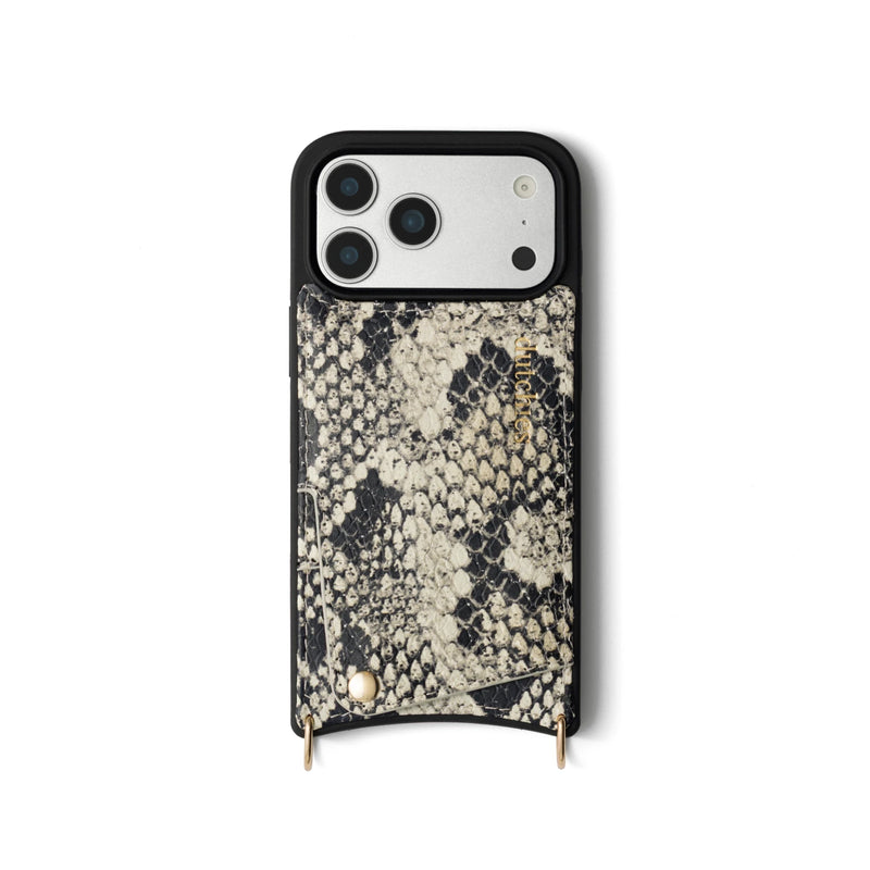 iPhone Case | Snake featuring snake print and cardholder for secure storage of essentials.