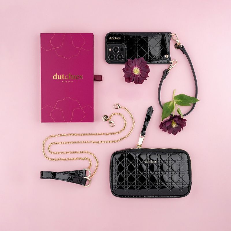 Luxe set | iPhone | Gloss Zwart
