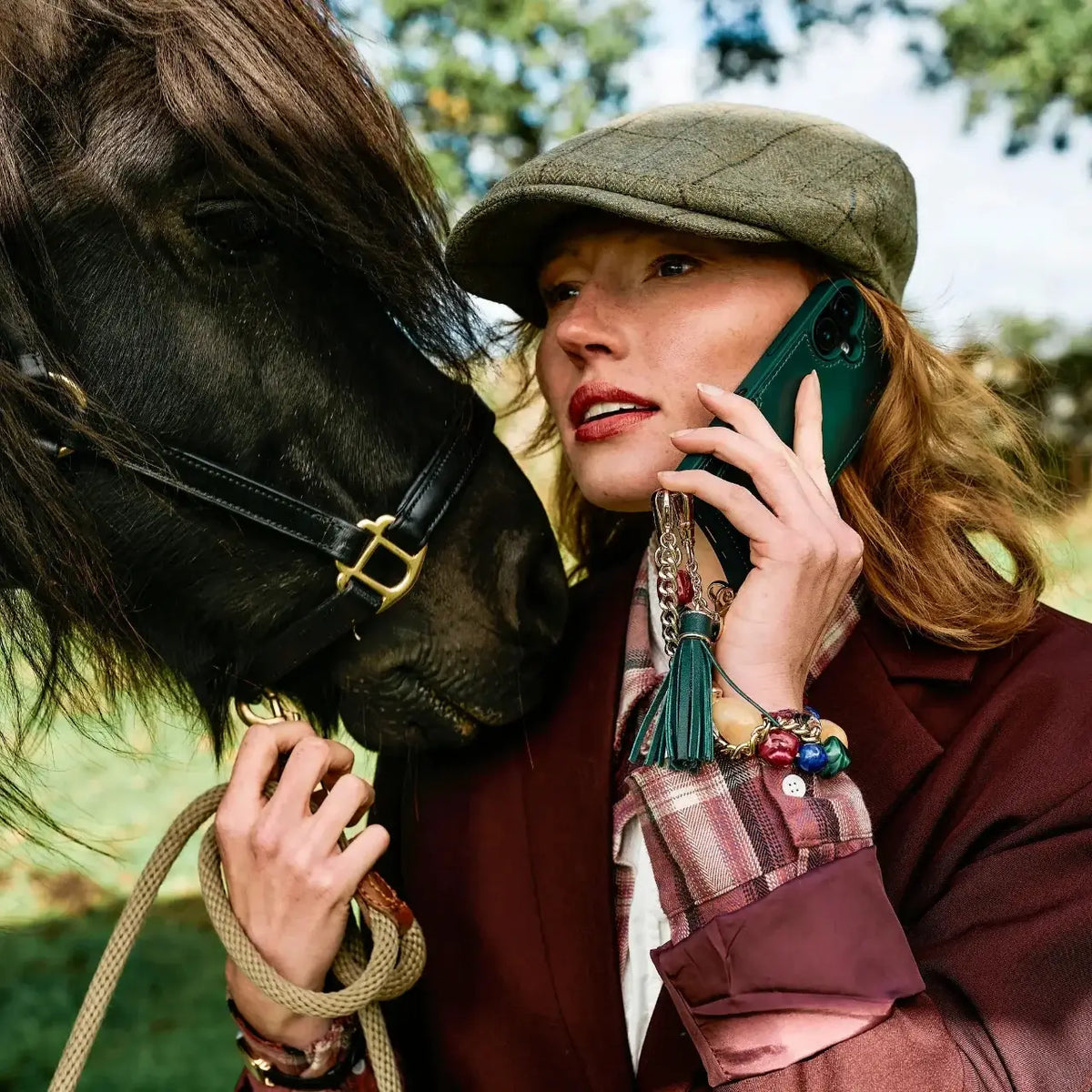 Kort telefoonkoord | Kralen | Lizzy