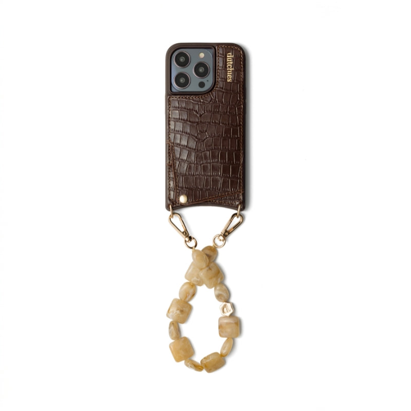 Charm Set | iPhone | Chocolate Brown | Robyn