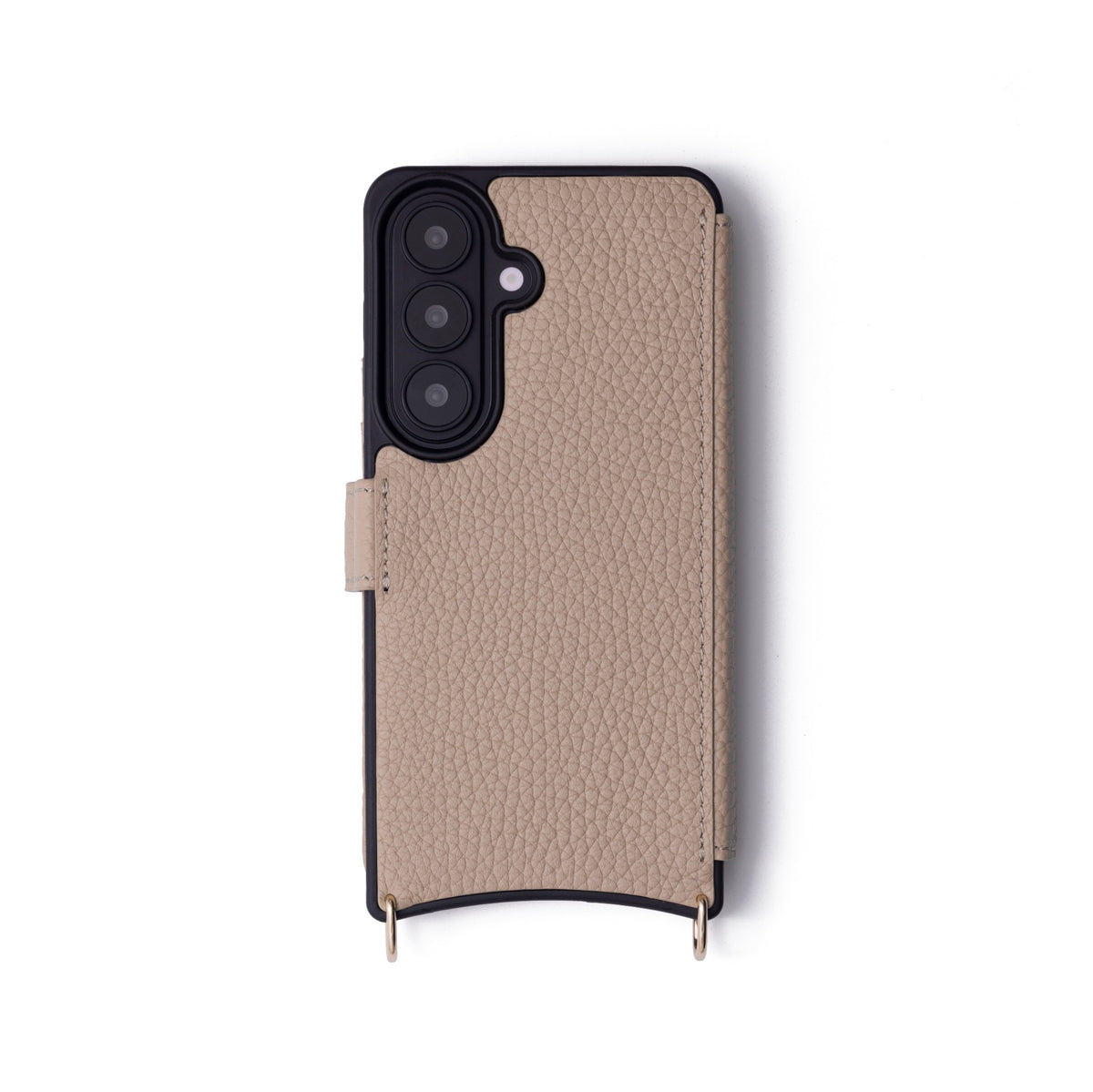 Samsung Etui | Beige, Premium-Leder, vollständiger Schutz, MagSafe-kompatibel, für Samsung S26 entworfen.