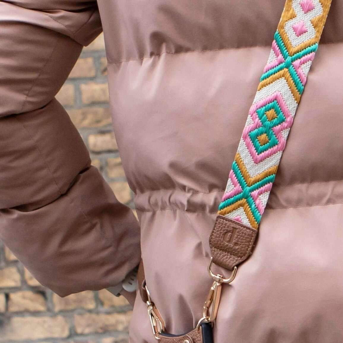 Phone Cord Cleopatra Strap | Brown | Dutchies